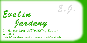 evelin jardany business card